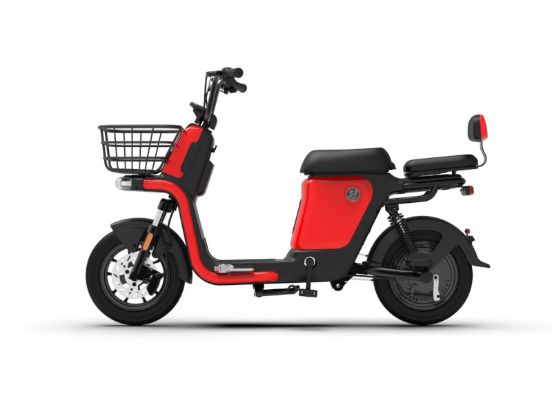 愛瑪電動車 新國標48V24A母子電瓶車 愛瑪電瓶車新國車鋰電成人車